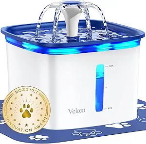 Best Cat Water Fountain of 2025: Tested and Vet-Reviewed for Optimal Hydration 5 Veken Pet Fountain