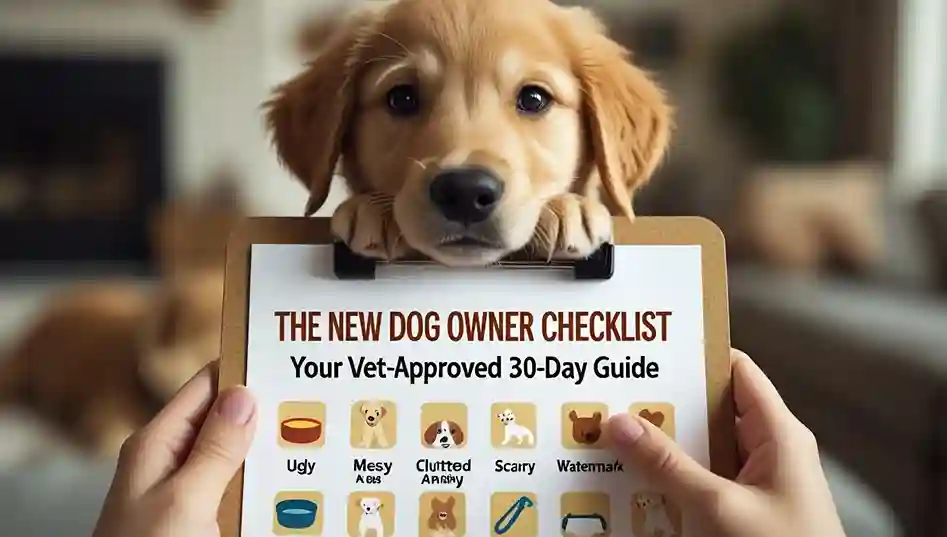 The New Dog Owner Checklist: Your Vet-Reviewed Guide for the First 30 Days 1 New Dog Owner Checklist