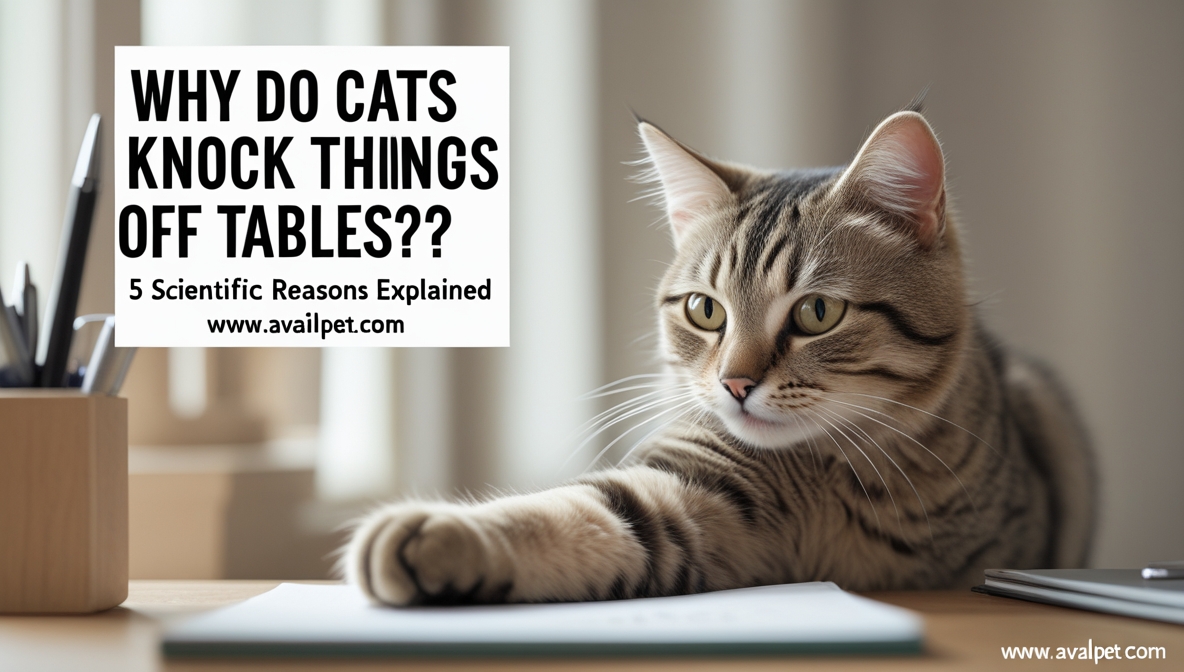 why do cats knock things off tables