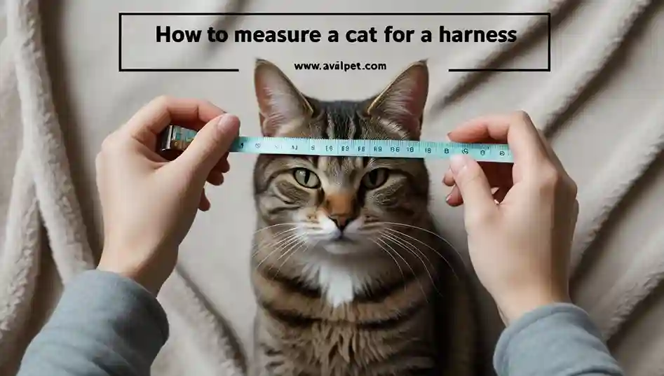 how to measure a cat for a harness