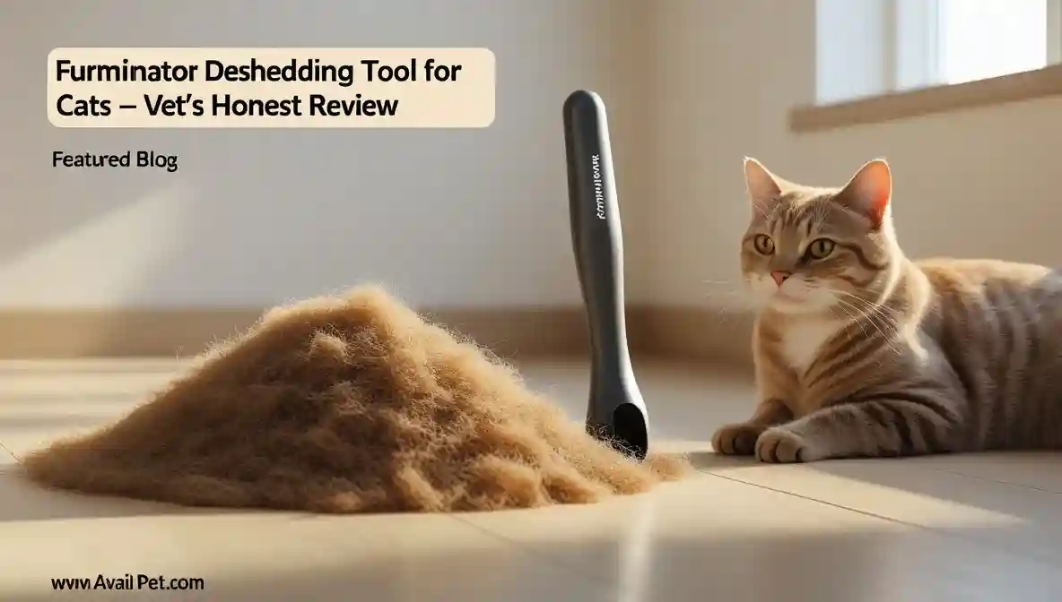 FURminator deshedding tool for cats.