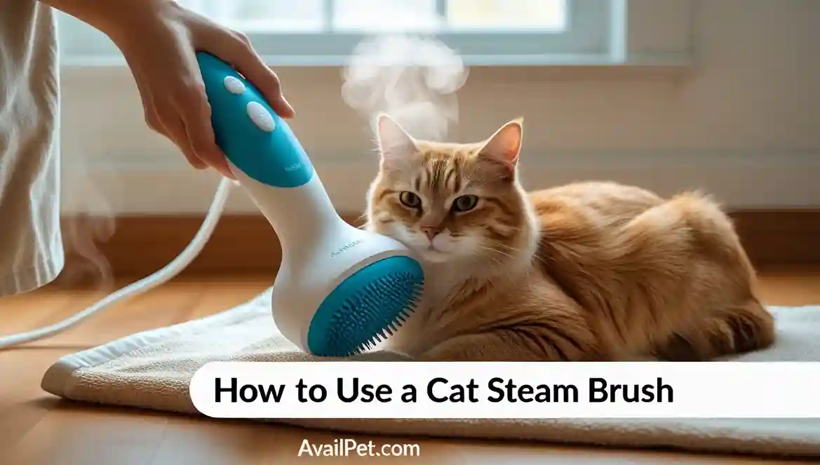 How to use a cat steam brush