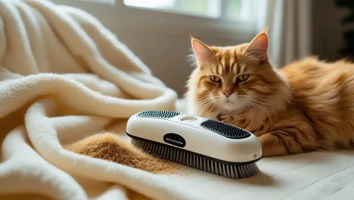 self cleaning slicker brush for cats