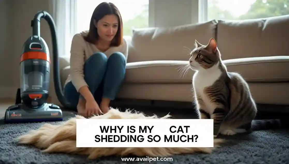 why is my cat shedding so much