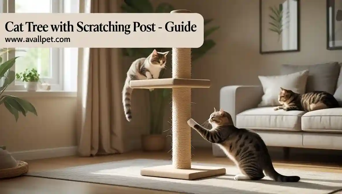 Home 7 Cat Tree with Scratching Post
