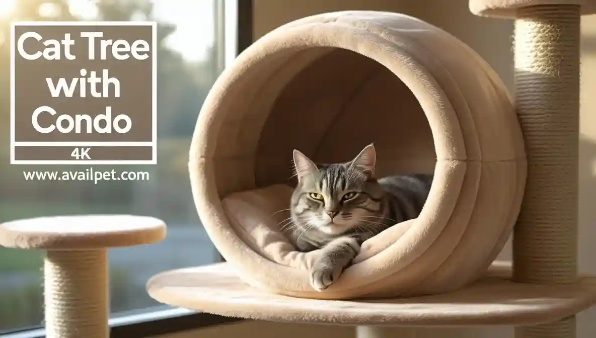 Home 10 Cat tree with condo
