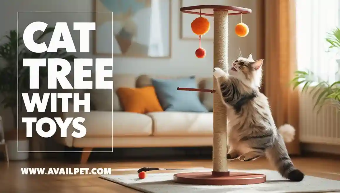 Home 8 Cat tree with toys