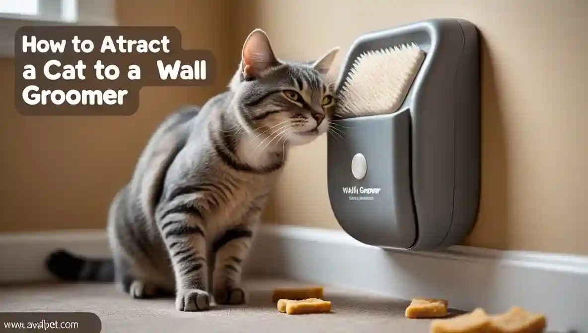 How to attract a cat to a wall groomer