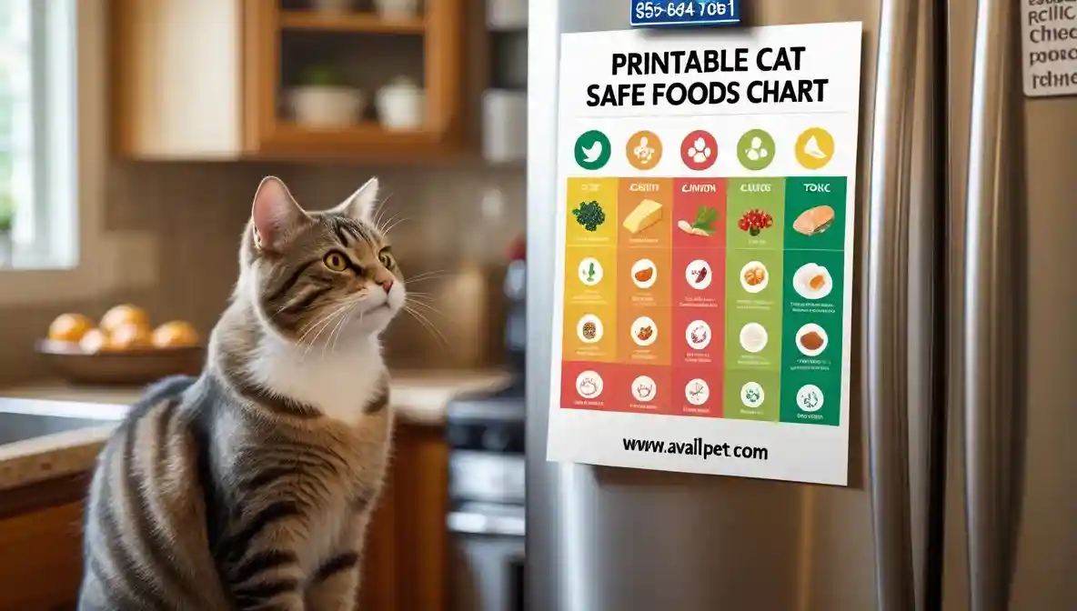 Printable Cat Safe Foods Chart 2