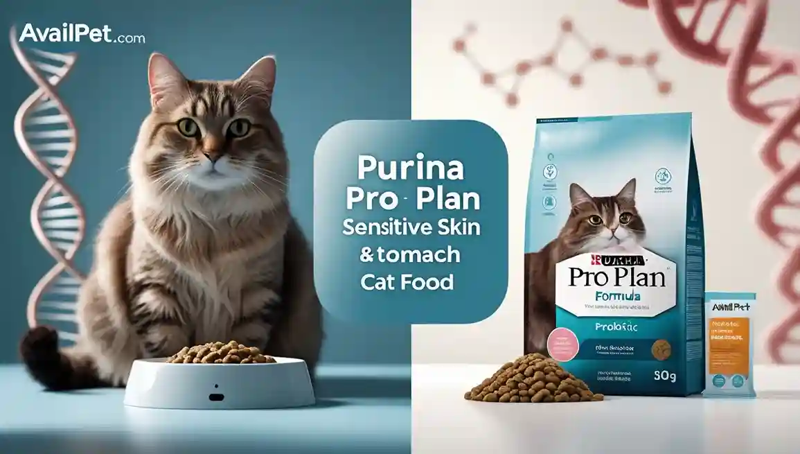 Purina Pro Plan sensitive skin and stomach cat food Review