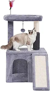 Smouatou cat tree with toys