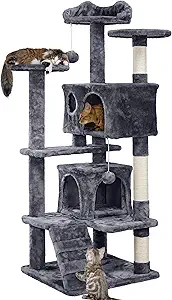 Cat Tree for Indoor Cats 2026 — 5 Vet-Reviewed Picks 2 Yaheetech 54in Cat Tree