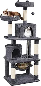 Cat Tree with Condo 2026 — 5 Cozy Hideaways Cats Love 3 Yaheetech cat tree with condo