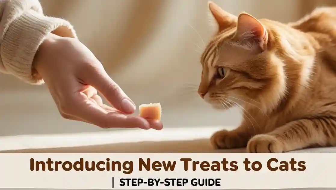introducing new treats to cats