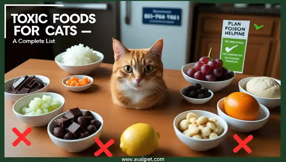 toxic foods for cats